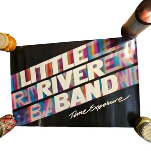 Little River Band Time Exposure Vintage 1981 Promo Album Poster 30x20 Capitol